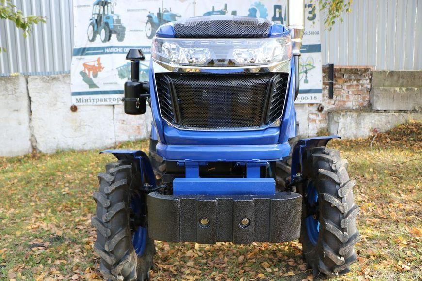 Мінітрактор ДМТЗ Т-25 ЛЮКС з 3х точковою навіскою, плугом і фрезою,широка резина, регулюванням колії і противагами T-25 LUX фото