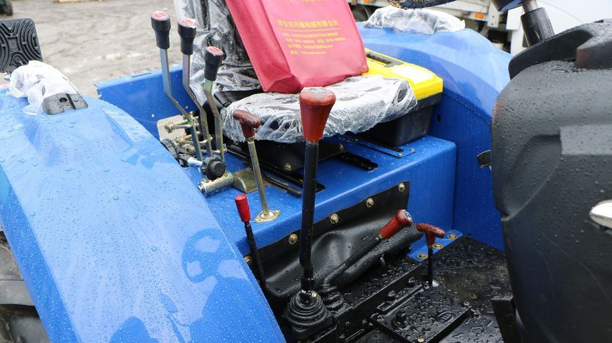 Мінітрактор ДМТЗ 255XL повнопривідний, широка резина,примусова гідравліка 74 фото