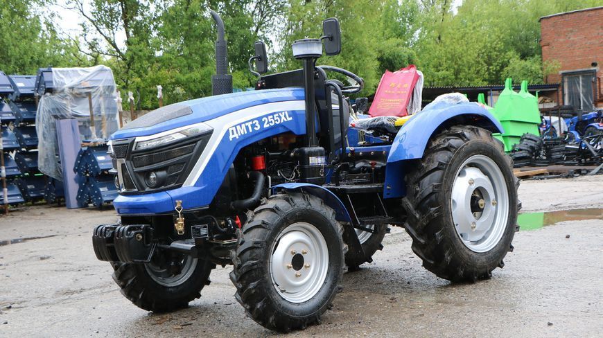 Мінітрактор ДМТЗ 255XL повнопривідний, широка резина,примусова гідравліка 74 фото