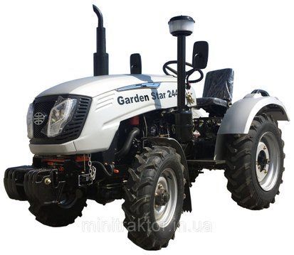 Трактор GARDEN STAR 244 потужністю 24 к. с. із повним приводом 4х4 та ВОМом 104 фото
